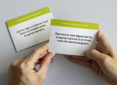 Dialogkort til mennesker med demens